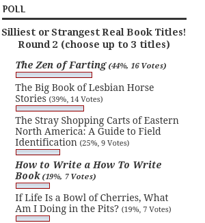 silliest book titles round two